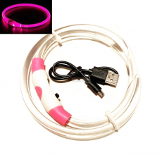 LED Leuchthalsband LUMI COLLAR pink