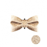 Hunde-Schleife 'Glitter Bow' gold