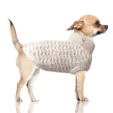 Hundepullover 'JANA' beige