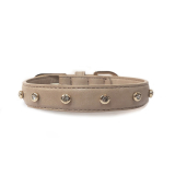 Hundehalsband 'BUCKINGHAM' taupe